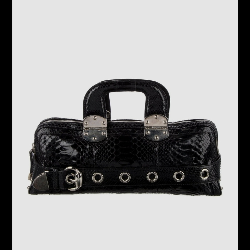 *AUTHENTIC* Gorgeous GUCCI Romy Boston Satchel - Python